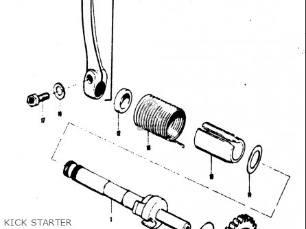KICK STARTER - TC120 1971 (R) USA (E03)
