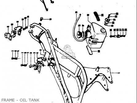 FRAME - OIL TANK - TC120 1971 (R) USA (E03)