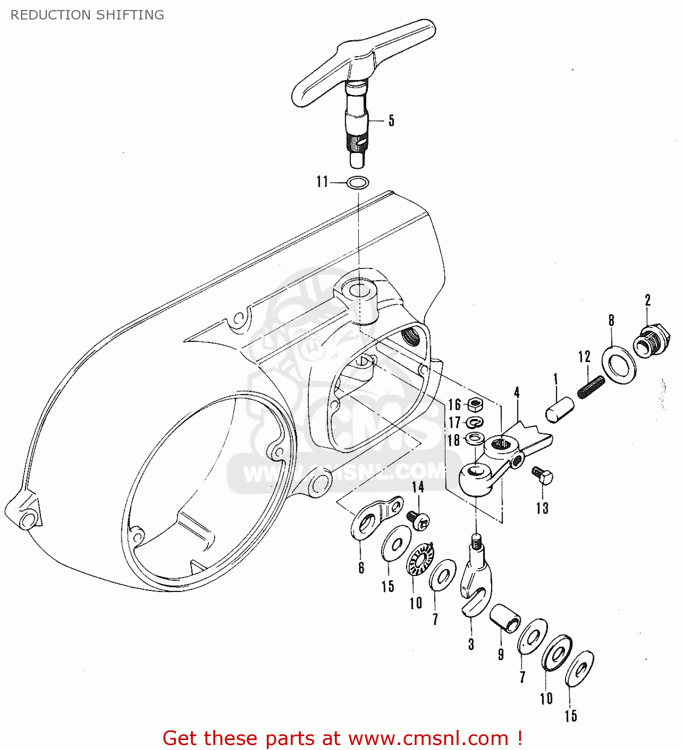 REDUCTION SHIFTING TC120 CAT 1969 GENERAL EXPORT (E01) MPH