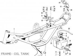 FRAME- OIL TANK - TC120 CAT 1969 GENERAL EXPORT (E01) MPH