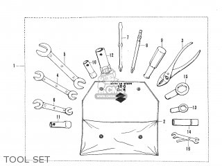 TOOL SET - TC120 CAT 1969 GENERAL EXPORT (E01) MPH