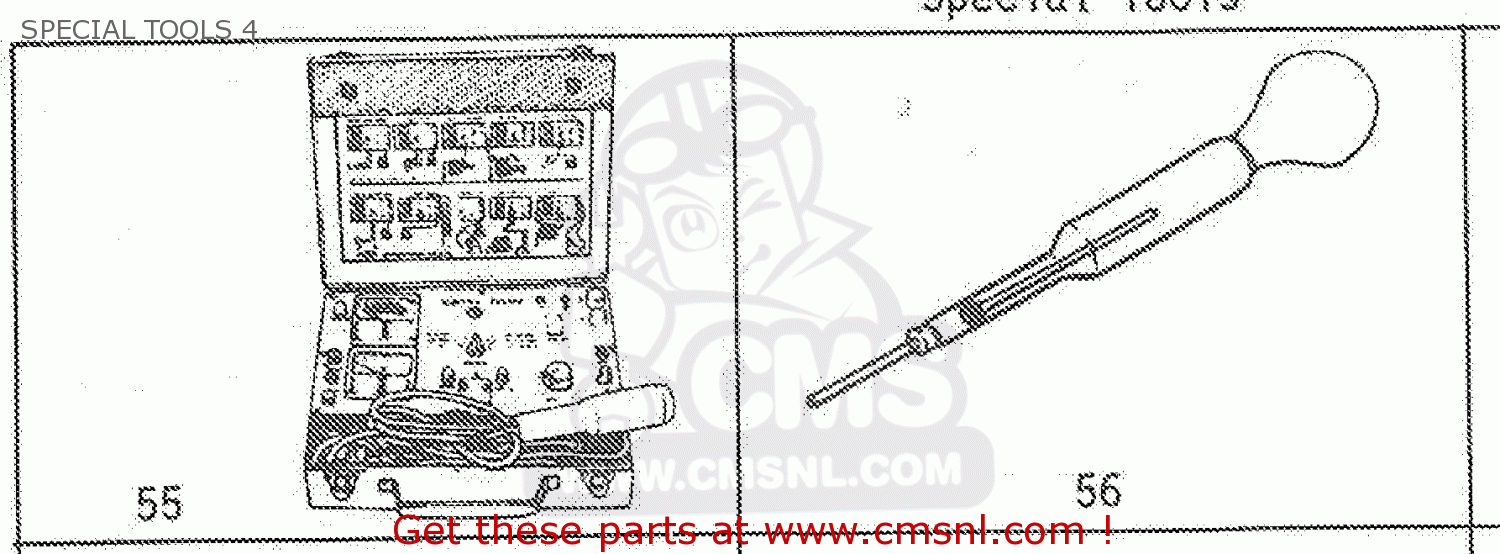 SPECIAL TOOLS 4 TC120-II 1969 GENERAL EXPORT (E01)