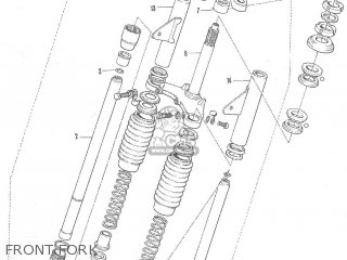 FRONT FORK - TC120-II 1969 GENERAL EXPORT (E01)