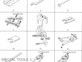 SPECIAL TOOLS 1 - TC120-II 1969 GENERAL EXPORT (E01)