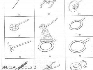 SPECIAL TOOLS 2 - TC120-II 1969 GENERAL EXPORT (E01)