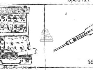SPECIAL TOOLS 4 - TC120-II 1969 GENERAL EXPORT (E01)