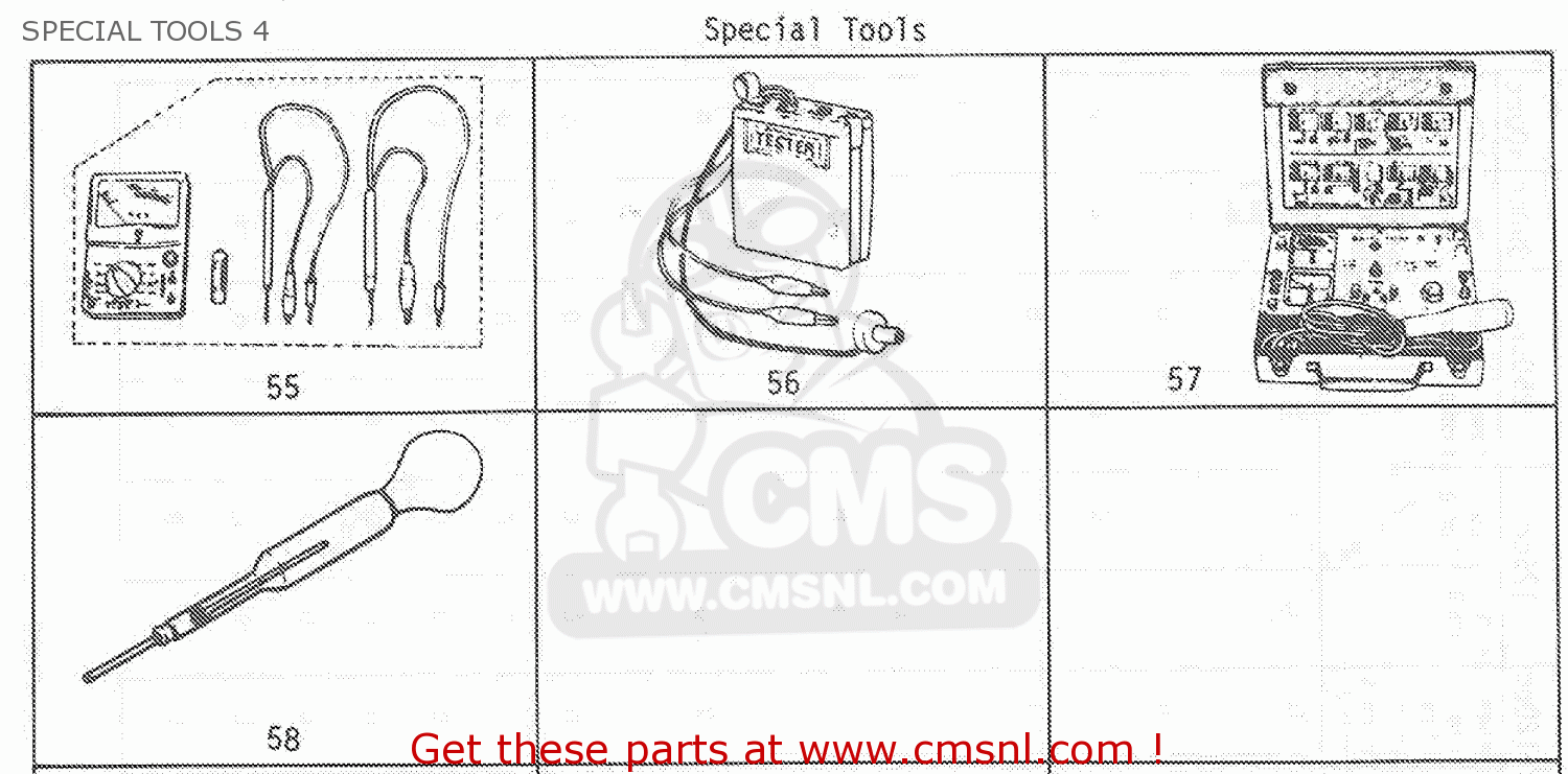 SPECIAL TOOLS 4 TC120R 1970 GENERAL EXPORT (E01)