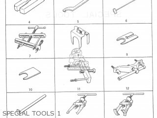 SPECIAL TOOLS 1 - TC120R 1970 GENERAL EXPORT (E01)