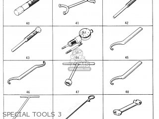 SPECIAL TOOLS 3 - TC120R 1970 GENERAL EXPORT (E01)