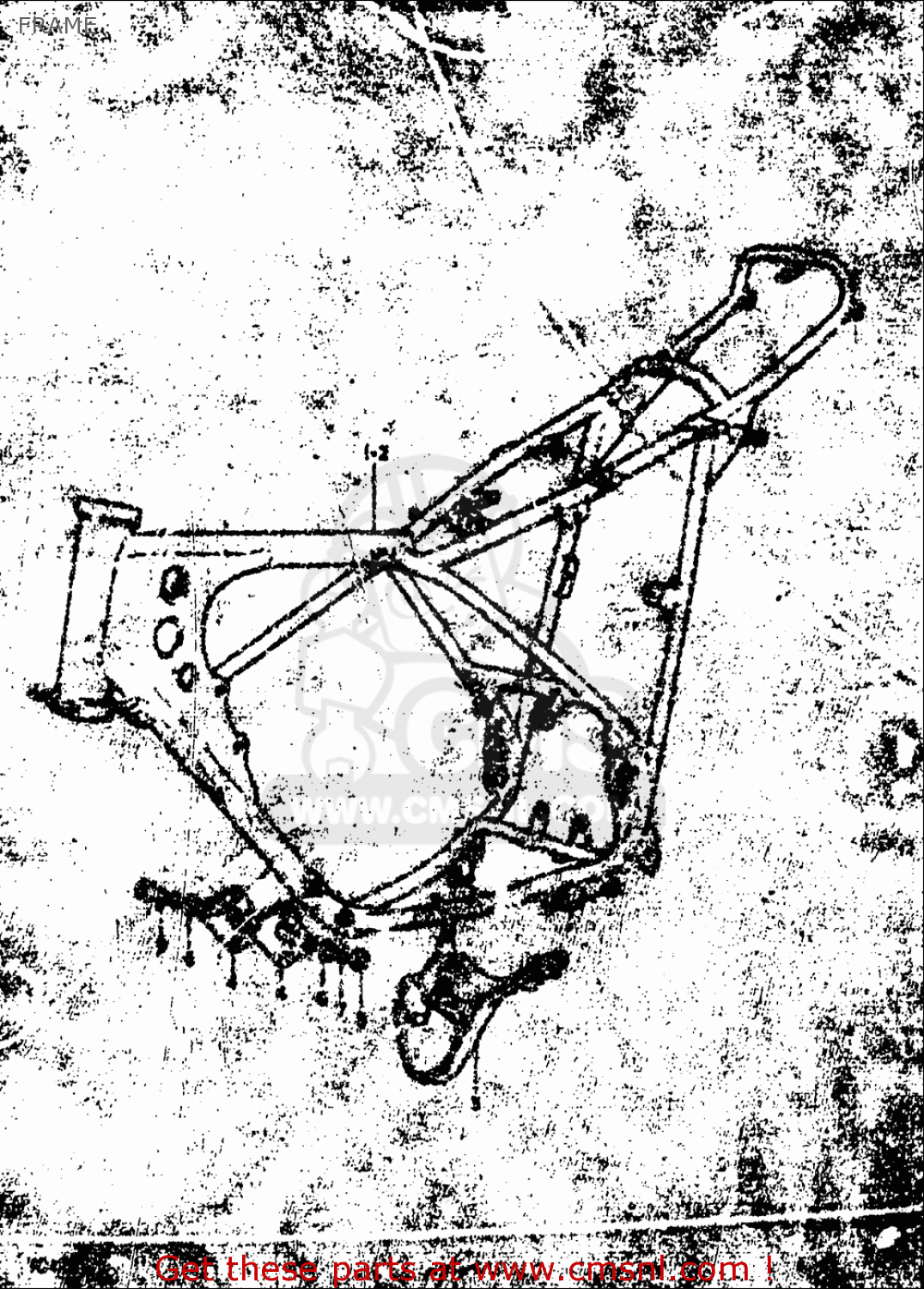 FRAME TC125 1972 1973 1974 1975 (J) (K) (L) (M) USA (E03)