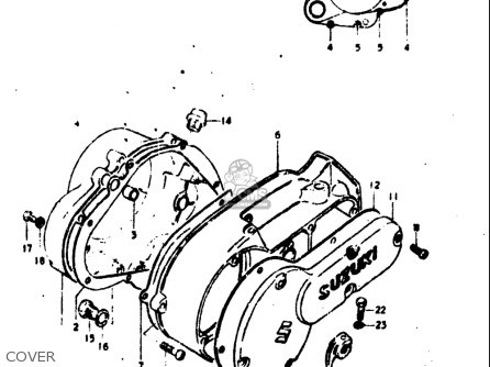 COVER - TC125 1972 1973 1974 1975 (J) (K) (L) (M) USA (E03)