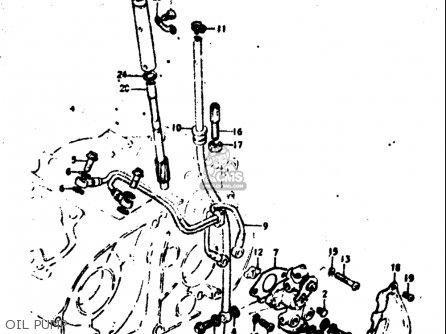 OIL PUMP - TC125 1972 1973 1974 1975 (J) (K) (L) (M) USA (E03)