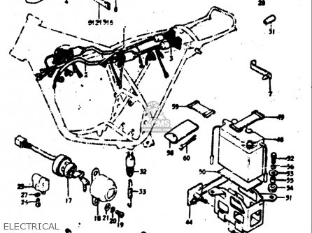 ELECTRICAL - TC125 1972 1973 1974 1975 (J) (K) (L) (M) USA (E03)