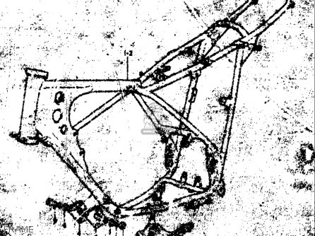 FRAME - TC125 1972 1973 1974 1975 (J) (K) (L) (M) USA (E03)