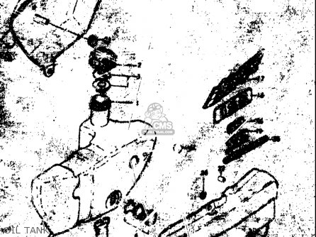 OIL TANK - TC125 1972 1973 1974 1975 (J) (K) (L) (M) USA (E03)