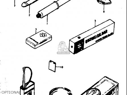 OPTIONAL - TC125 1972 1973 1974 1975 (J) (K) (L) (M) USA (E03)