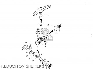REDUCTION SHIFTING - TC125 1975 (M) USA (E03)