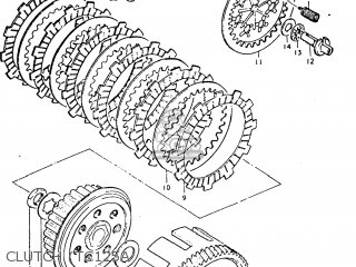 CLUTCH (TC125A - TC125 1976 (A) USA (E03)