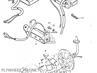 FLYWHEEL MAGNETO - TC125 1976 (A) USA (E03)