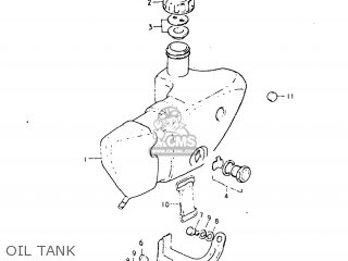 OIL TANK - TC125 1976 (A) USA (E03)