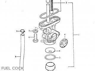 FUEL COCK - TC125 1977 (B) USA (E03)