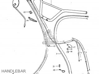 HANDLEBAR - TC125 1977 (B) USA (E03)