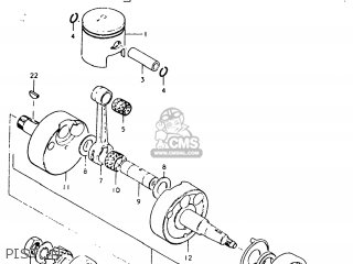 PISTON - TC125 1977 (B) USA (E03)