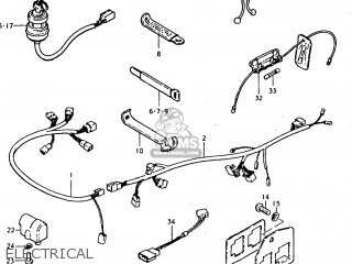 Suzuki TC185 1974 (L) USA (E03) parts lists and schematics