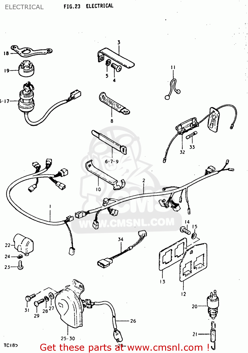 ELECTRICAL TC185 1974 (L) USA (E03)