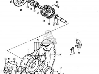 REAR WHEEL - TC185 1974 (L) USA (E03)