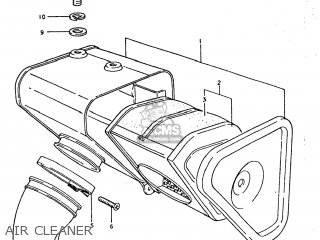 AIR CLEANER - TC185 1976 (A) USA (E03)