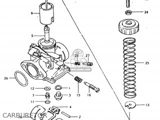 CARBURETOR - TC185 1976 (A) USA (E03)