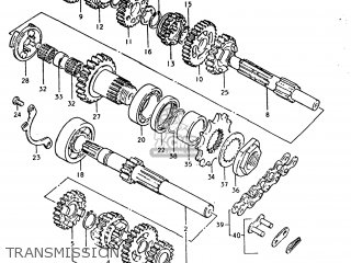 TRANSMISSION - TC185 1976 (A) USA (E03)
