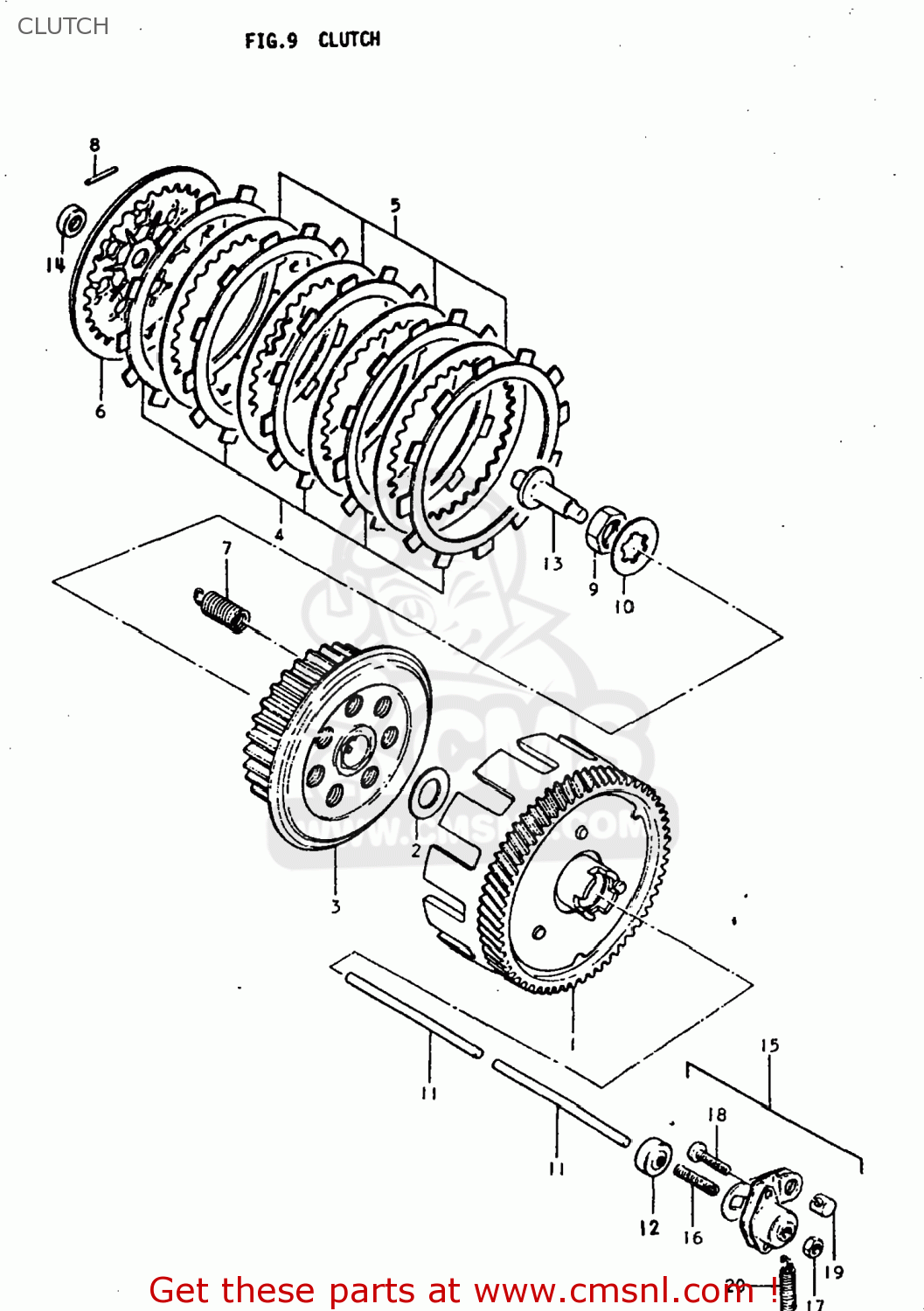 CLUTCH TC185 1977 (B) USA (E03)
