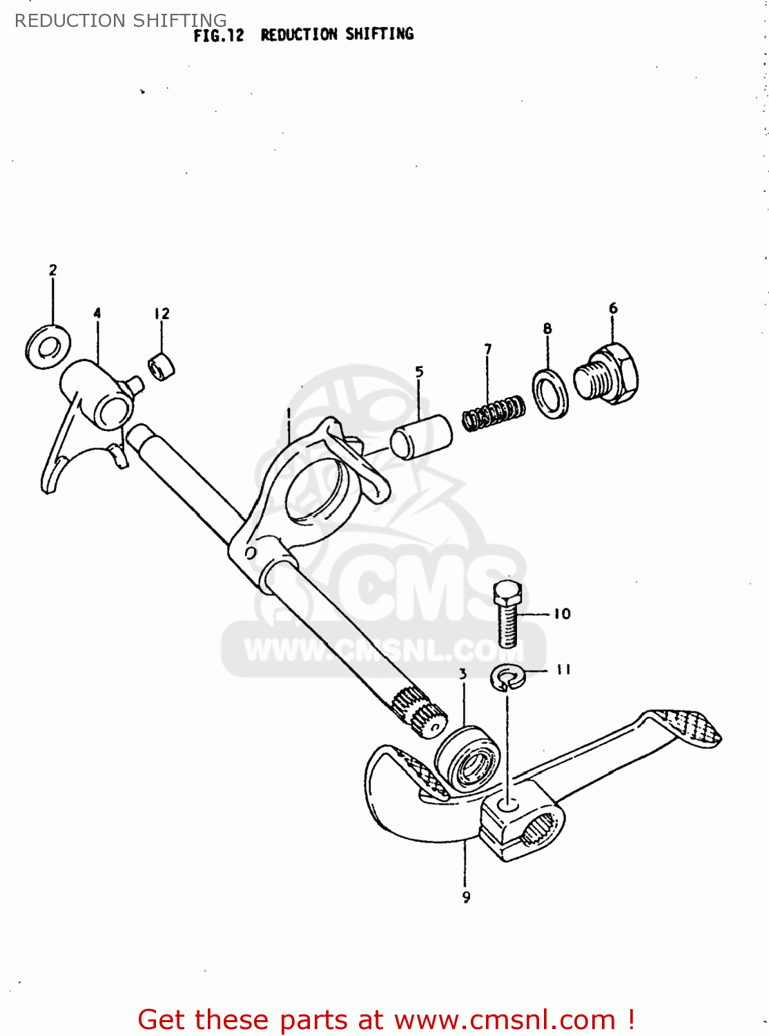 REDUCTION SHIFTING TC185 1977 (B) USA (E03)