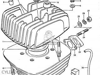 CYLINDER - TC185 1977 (B) USA (E03)