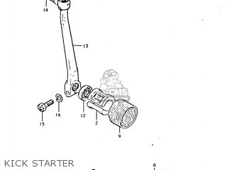 KICK STARTER - TC185 1977 (B) USA (E03)