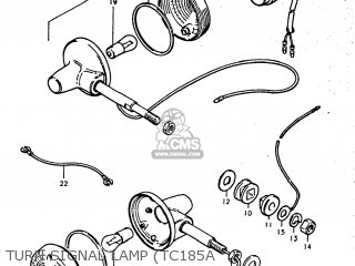 TURN SIGNAL LAMP (TC185A - TC185 1977 (B) USA (E03)