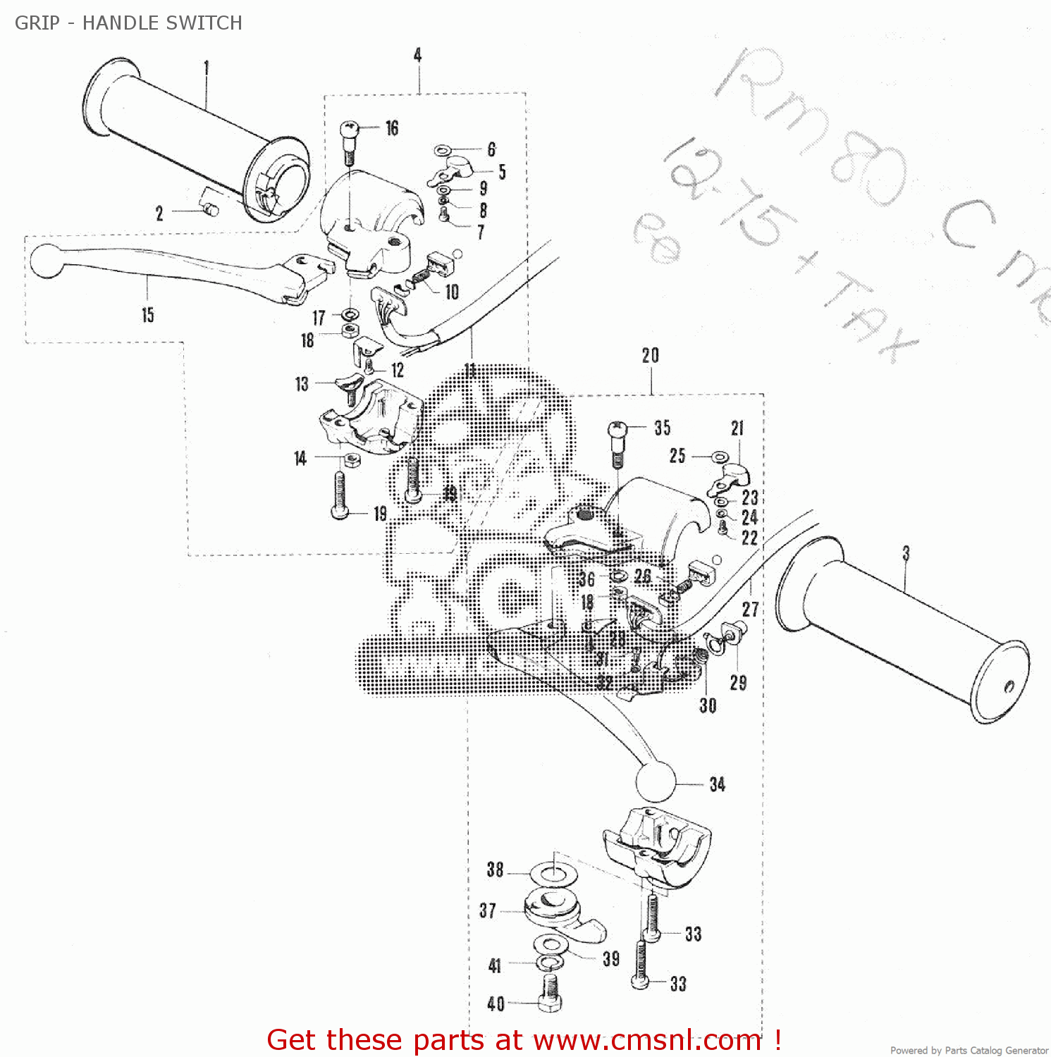 GRIP - HANDLE SWITCH TC90