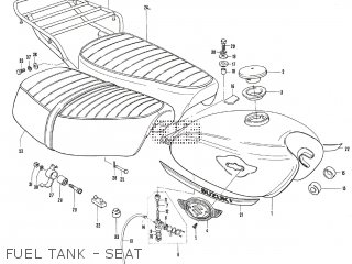 FUEL TANK - SEAT - TC90