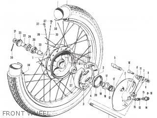 FRONT WHEEL - TC90