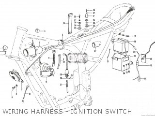 WIRING HARNESS - IGNITION SWITCH - TC90