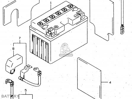 BATTERY - TL1000R 1998 (W) (E02 E04 E18 E22 E24 E25 E34)