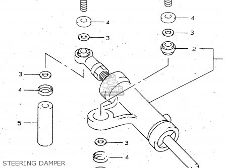 STEERING DAMPER - TL1000R 1998 (W) (E02 E04 E18 E22 E24 E25 E34)