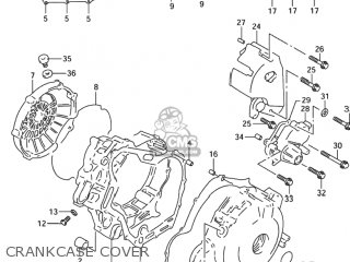 CRANKCASE COVER - TL1000R 1998 (W) USA (E03)