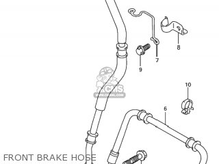 FRONT BRAKE HOSE - TL1000R 1998 (W) USA (E03)