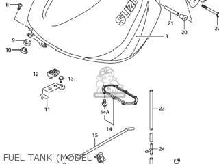 FUEL TANK (MODEL Y) - TL1000R 1998 (W) USA (E03)