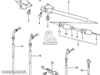 HANDLEBAR - TL1000R 1998 (W) USA (E03)