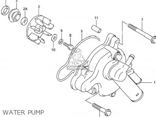 WATER PUMP - TL1000R 1998 (W) USA (E03)