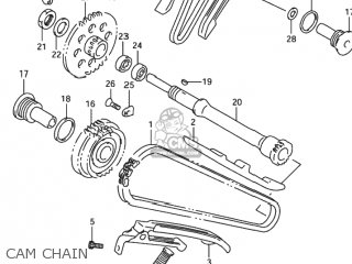 CAM CHAIN - TL1000R 1999 (X) USA (E03)